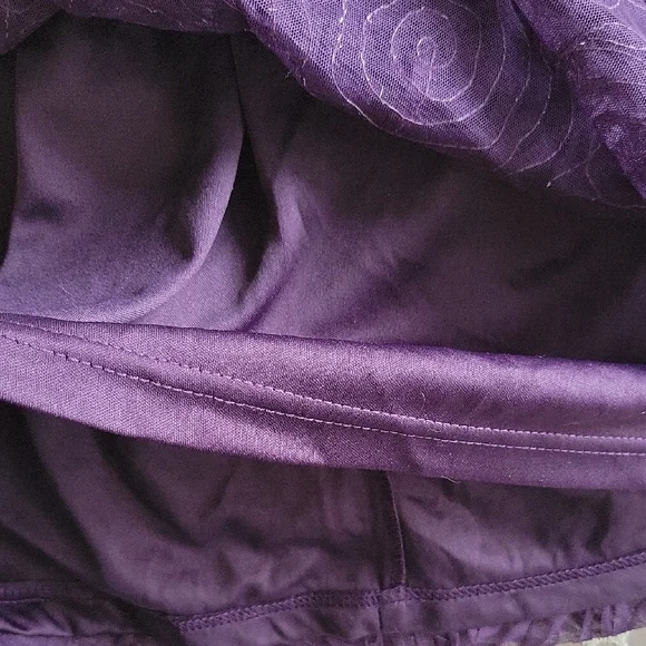 Stoosh Purple Rosette Mini Skirt - Picture 4 of 4